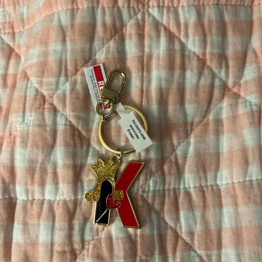 Disney alphabet collection K King of Hearts Alice in Wonderland NWT